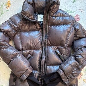 SAM. Women's Shiny Steel Puffer Jacket